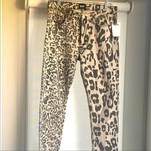 Hudson leopard 🐆 print jeans! Size 30